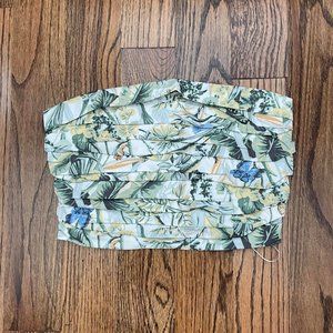 Women's Abercrombie & Fitch Strapless Poplin Ruched Top